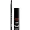 NYX Professional Makeup Rossetto Suede Matte 07 Cold Brew Opaco Vellutato Texture Cremosa Labbra Morbide Lunga Durata + Pennello Labbra Pro Brush Lip con Punta Sottile - Set da 2