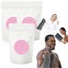 bergxperten Aquemis asciugamano esfoliante 1/3/5 Pezzi scrubber corpo lungo 100 cm doppia faccia quick dry con fibra di bambù e ioni d'argento panno doccia unisex per bagno e doccia