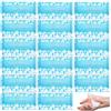 Generic Confezione da 50 salviette umidificate di lusso confezionate singolarmente per l'estate e per il viaggio; salviette umidificate fresche per uso esterno, delicate sulla pelle, mani e viso; fazzoletti