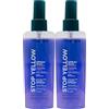 FEI FAN 2x Spray Bifasico STOP YELLOW Antigiallo, Neutralizza Le Sfumature Di Giallo. Per Capelli Biondi, Grigi e Decolorati. Senza Risciacquo 150ml