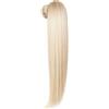 Ser Mulher Coda Capelli Extension di Cavallo Lunga 70 cm - Termofibra Resistente, Effetto Naturale - Peso: 150 g - Facile da Applicare - Coda Finta Capelli Lisci, (Natural Blonde, Lisci) MARILIA