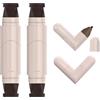 Genérico Timbro Di Trucco Nero Ad Ala Doppia Punta Eyeliner Liquido Doppia Testa,eyeliner di precisione,resistente all'acqua e alle macchie,eyeliner stamp