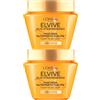 L'Oreal Paris L'Oréal Paris Elvive Olio Straordinario Maschera Nutrimento Sublime per Capelli Secchi Formula Nutriente Illuminante con Olio di Camelia Texture Cremosa e Leggera - 2 Barattoli da 300ml