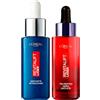 L'Oreal Paris L'Oréal Paris Revitalift Laser Tri-Peptidi Siero Anti-Età Rimpolpante con Acido Ialuronico e Vitamina C 30ml + Siero Notte con Retinolo Puro Riduce Rughe più Profonde 30ml - 2 Sieri