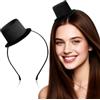 VICASKY Cappello a Cilindro Nero Mini Fascia per Capelli Piccolo Copricapo per Feste in Costume Accessorio Leggero per Uomini E Donne Carnevale Cosplay Feste di Nozze Clown Slash 20. 00x15. 00x9. 00cm