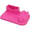pumpumlia 24 fori chiodi trapano macchina & bit display scatola di immagazzinaggio chiodi trapano macinazione bit titolare scatola manicure strumento organizzatore strumenti professionali e custodia scatola di
