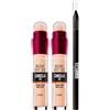 Maybelline New York Tattoo Liner Gel Pencil Matita Occhi Temperabile in Gel Colore 900 Deep Onyx + 2x Maybelline New York Il Cancella Età Correttore Liquido Multiuso Colore 02 Nude - 3 Cosmetici