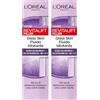 L'Oreal Paris L'Oréal Paris Revitalift Filler Glass Skin Fluido Viso Idratante Illuminante Rimpolpante e Antirughe Riduce Linee Sottili Rende la Pelle Forte Levigata Formula con Acido Ialuronico - 2 Flaconi da 50ml