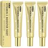 BAInuai 3 pezzi Vitamina C Booster Shot Serum with Glutathione, Niacinamide and Vitamina E for Glow Skin, rimozione di macchie di pigmento, viso anti-invecchiamento, niacinamide siero, miglioramento della
