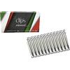Generic BECCHI DI CICOGNA DA 144 Pz PINZETTE IN ALLUMINIO PER CAPELLI
