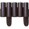 Prosperplast IPAL Plus Palizzata Bordatura da Giardino Recinzione (2,4m, Marrone)