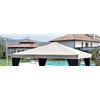 Giardini del Re Telo di Ricambio per Gazebo, Bianco, 300x300x2 cm