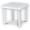 Italian Sprout Resina:Tavolo Quadro Figaro Bianco cm. 80x80xh72