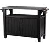 Keter - Mobile Barbecue Grande da Giardino, Colore Marrone, 54 x 123,7 x 90 cm, 2017