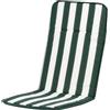 Fabotex Azione Garden High Cuscino per sedersi, Bianco/Verde, 116 x 48 x 2.5 cm