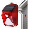 Zqkimzi Outdoor Deer Skunks, Luce del sensore di movimento animale, Luce di sicurezza a energia solare, Luce di allarme impermeabile, Luce animale da fattoria, Suono di allarme IP65 Impermeabile per Cervi