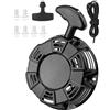 JUWEVAZU Gruppo di avviamento a strappo adatto per motore Kohler serie 3000 SH270 SH265 196CC Pull Start Assembly con 6 bulloni e coulisse Rewind Starter Sostituire 18 165 05-S motore e