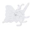 ANKROYU 100 Pezzi Clip per Orchidee, Clip di Supporto per Orchidee da Giardino in Plastica, Clip di Fissaggio per Orchidee da Giardino, Clip per Stelo da Giardino