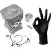 ICOOYO Kit cilindro pistone per RedMax BT280 BC280 BC281 McCulloch B28B B28P B28PS Craftsman 358791980 358792010 358792011 358792030 358792031