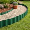 Garden Mile Verde 15 cm x 30 m, bordo bordo in plastica per prati bordi, aiuole, pietre proteggono il terreno erboso per piante, fai da te all'aperto, paesaggistica, bordo in plastica