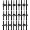 ZYLARUM 30PCS Trimmer Head Cutters Replacement | Sturdy Plastic Gear Design for Electric Grass Trimmer | Lawn Mowing Accessories for Garden/Farm/Field