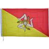 G.V Bandiera Trinacria Sicilia Regione Siciliana Flag Sicily 90X150 Alta qualità Tessuto