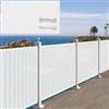 LIJIAO Rete Ombreggiante 80 x 700 cm in HDPE 220G ㎡, Frangivento, Protezione Solare, Permeabile, Anti-Uv, Telo Frangi-Vista Balcone con Fascette e Funi para Jardín Exterior, Bianco
