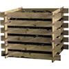 Tiktaktoo Compostiera Legno Compost Kit 100x100x70cm Composter