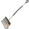 SHW-FIRE 59023 - Pala da neve in alluminio, ergonomica, con manico in alluminio e impugnatura a D