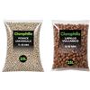 CLOROPHILLA Kit Drenaggio per Piante - Lapillo 5-10 mm + Pomice 7-15 mm | Granulometria Selezionata per Vasi e Radici Sane (25 Litri)
