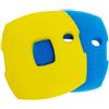 kychenBase CUF-3800 / CUF-5800 Spugne Filtro Laghetto - Spugne in Schiuma Filtrante, Ricambio Materiale Filtrante (1 x Blu Grossolana, 1 x Gialla Fine)