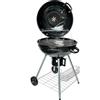 Briconess.com EL GAUCHO Barbecue a Carbone Tondo con griglia di Cottura Ø54,5 cm Planet