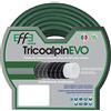 EFFE Tubo Tricoalpin Evo Bianco-Verde 5 Strati 5/8 15 MT - Giardino IRIGAZIONE Giardinaggio