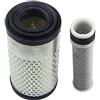 LOCOPOW Filtro aria esterno ed interno per Kubota 6C060-99410 6A100-82630 6A100-82632 6C060-99410 6C06099410 6A10082630 6A10082632 AF25745 PA4632 Kubota 32721-58242 32721-58240 PA4633 rasaerba