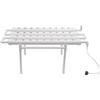 Aohuada Hydroponic Grow Set Tubo Idroponico Balcone Principale Giardino Crescita per Casa e Giardino 36 Fori PVC