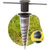 GARD & ROCK Base di Ancoraggio in Alluminio Gard&Rock - da Avvitare o Cementare | Supporto removibile per ombrelloni, vele ombreggianti, amache, stendibiancheria, pali sportivi, casette per uccelli e pali