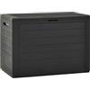 vidaXL Baule da Giardino Antracite 78x44x55 cm