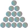 BETOOKY Dissuasori per Piccioni Adesivi Riflettenti Uccelli PVC 60 Pezzi Argento | Finitura Decorativa e Resistente alle Intemperie, per Finestre, Ringhiere e Piante da Frutto
