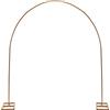 Ciounmb Arco per rose, in metallo, per decorazione e decorazione da giardino, per rampicanti, per giardino, per tralicci, per matrimoni, archi di fiori, resistente alle intemperie, 230 x 230 cm