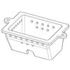 MCZ Braciere Ghisa Autopulente ORIGINALE MCZ cod. 41301601100V | Crogiolo per Termostufe Pellet | Per Modelli Aki, Club, Ego, Musa, Star, Suite Hydromatic | Ricambio Ufficiale