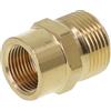 Yuanpgky Adattatore per idropulitrice M22 x 1,5 a G 3/8 di pollice filettatura femmina in ottone raccordo per tubo flessibile lancia compatibile con idropulitrici elettriche tubi da giardino camper
