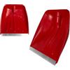 Crisalide® - Badile in ABS Rosso con Rinforzo in Alluminio | Robusto, Leggero e Resistente | Ideale per Neve, Terra, Sabbia e Detriti | Manico Non Incluso