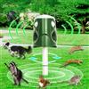 YMTHou HWYYLXS Repellente per Animali Ad Energia Solare A 360°, Repellente per Uccelli Multifunzionale Ad Ultrasuoni da Esterno, Repelle Scoiattolo Procione Coniglio Volpe