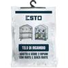 ESTO Serra da Balcone da Giardino, Corpo in Policarbonato e Telo in PVC Trasparente, Adatto per Colture Invernali, Copertura per Piante e Fiori (Telo Ricambio 3 Ripiani)