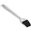 Grillrost.com Das Original Spazzola per Grigliare in Acciaio Inox | Spazzola per Barbecue per Grigliare e Cucinare - con setole in Silicone Rimovibili