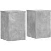 vidaXL Supporti per Piante 2 pz Grigio 25x25x35 cm Legno Multistrato, Supporto per Fiori, Porta Fiori, Supporto per Piante da Interno, Porta Piante