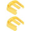 Yosoo Accessori per Parti di Idropulitrice, 2 Pezzi di Ricambio per Autolavaggio Quick Connectorle per Rondella per Auto C Clip di Ricambio per K2 K3 K7 (YELLOW)