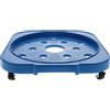 UTHCLO Porta Bombola Gas Mobile con Ruote e Freno Base Supporto Gas Propano Ventilata e Stabile per Cucina Vassoio per Serbatoio Esterno Carrello Porta Bombola Portatile