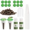 NLDGR Kit Pod per Accessori per Giardino Idroponico, Incluso Cesto per Piante, Spugne per Coltivazione, Cupole per Coltivazione, Etichette, Ricariche per il Sistema di Avviamento dei