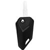 SGerste Universale Moto Nera Blank Chiave Pieghevole Accessori Shell Key Cover Uncut Blade